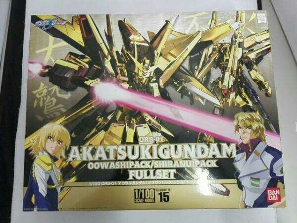プラモデル バンダイ 1/100 アカツキガンダム オオワシパック/シラヌイパック フルセット