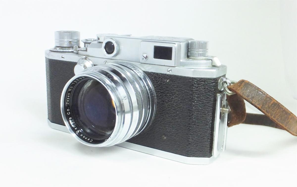 ★送料有料★カメラ店で動作確認済★ キャノンIV- Sb改型 F:1.5 50mm カメラ★レンジファインダーCANON・1954年3月発売ビンテージ物