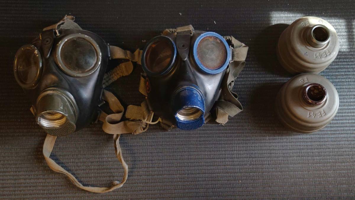 WW2 ナチス ドイツ M38 ガスマスク セット 実物