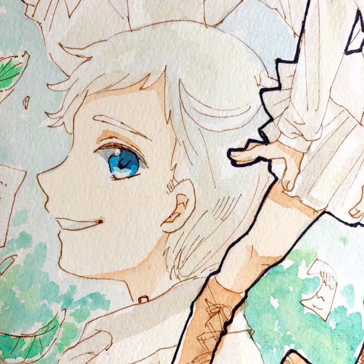 手描きイラスト 約束のネバーランド エマ レイ ノーマン 手描きイラスト 売買されたオークション情報 Yahooの商品情報をアーカイブ公開 オークファン Aucfan Com