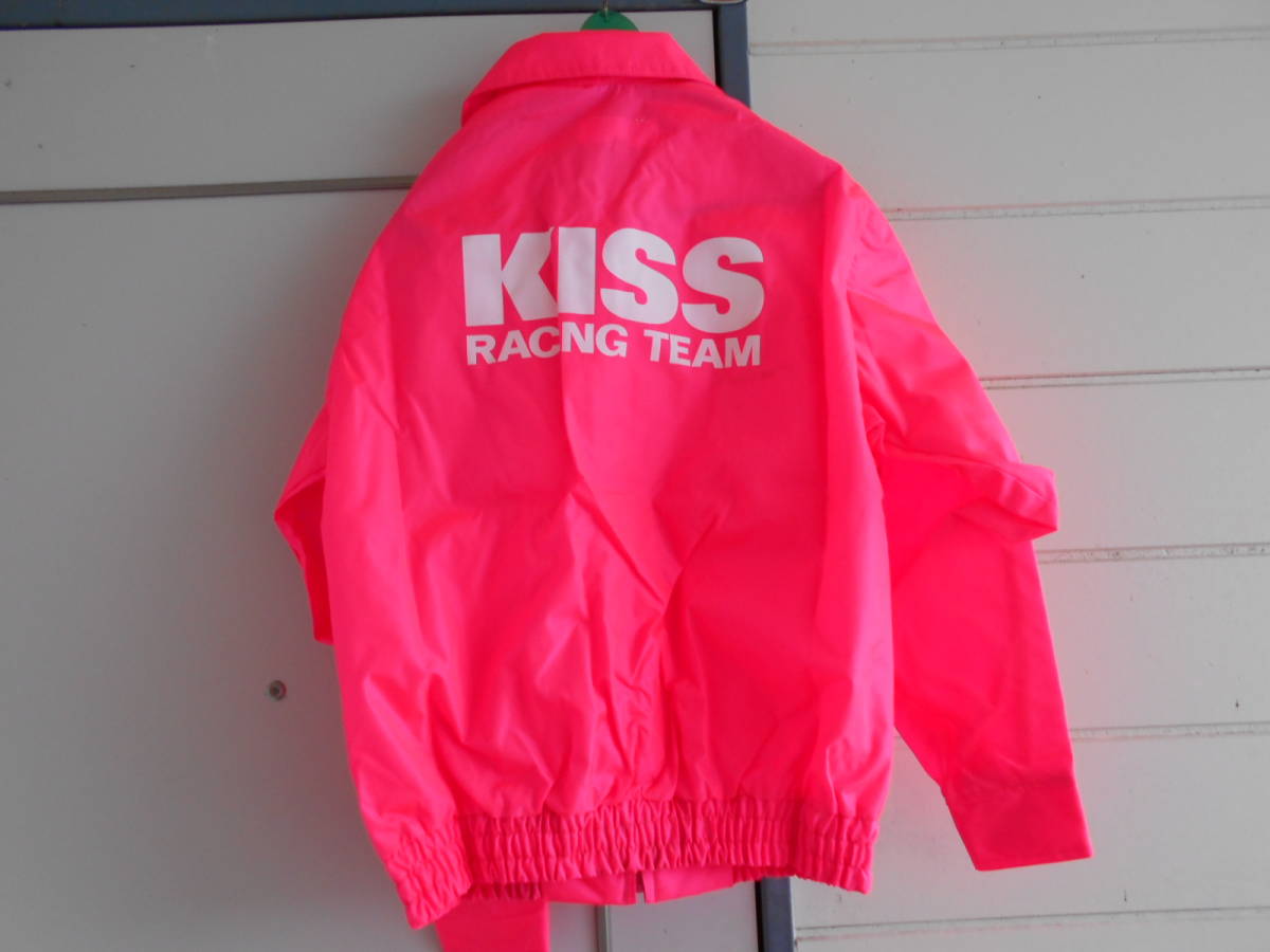 旧車 オートアクセサリー KISS キス レーシング ナイロンジャケット M 