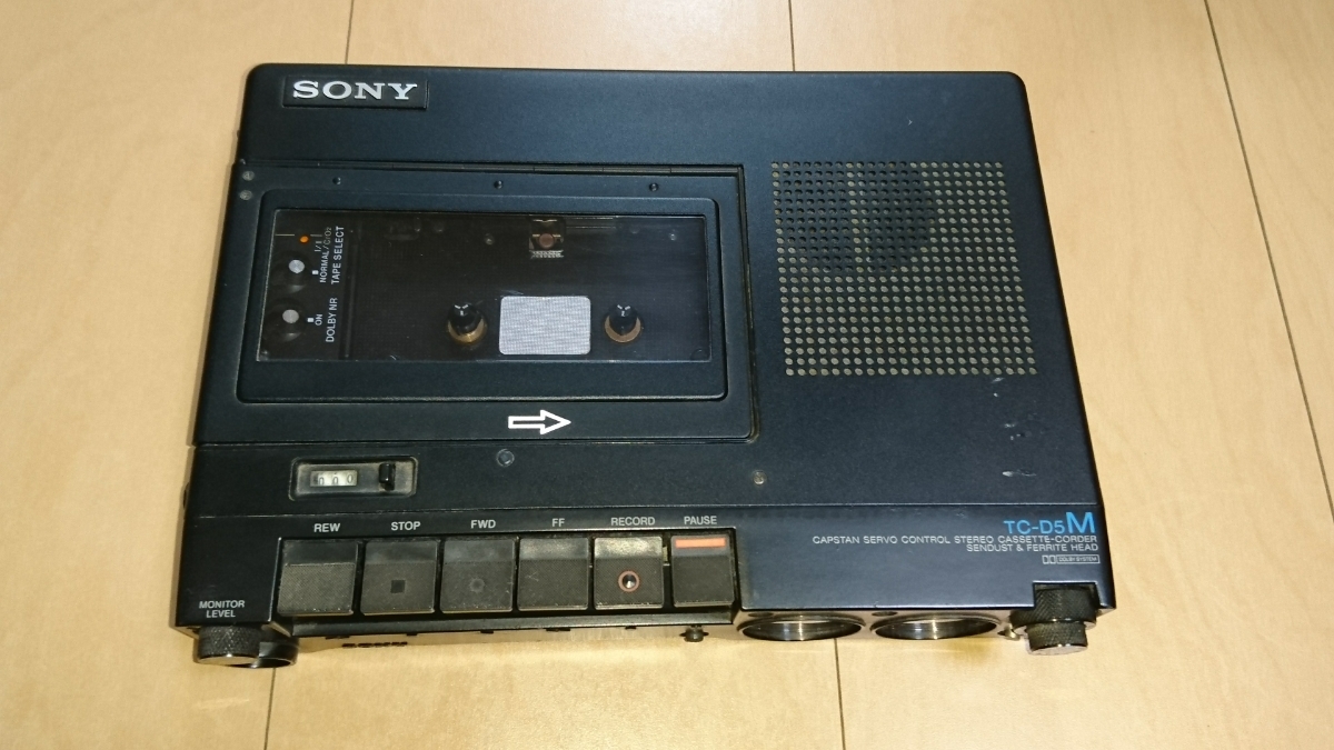 ソニー カセットレコーダー TC-D5M カセットデンスケ 本体 説明書 #0418