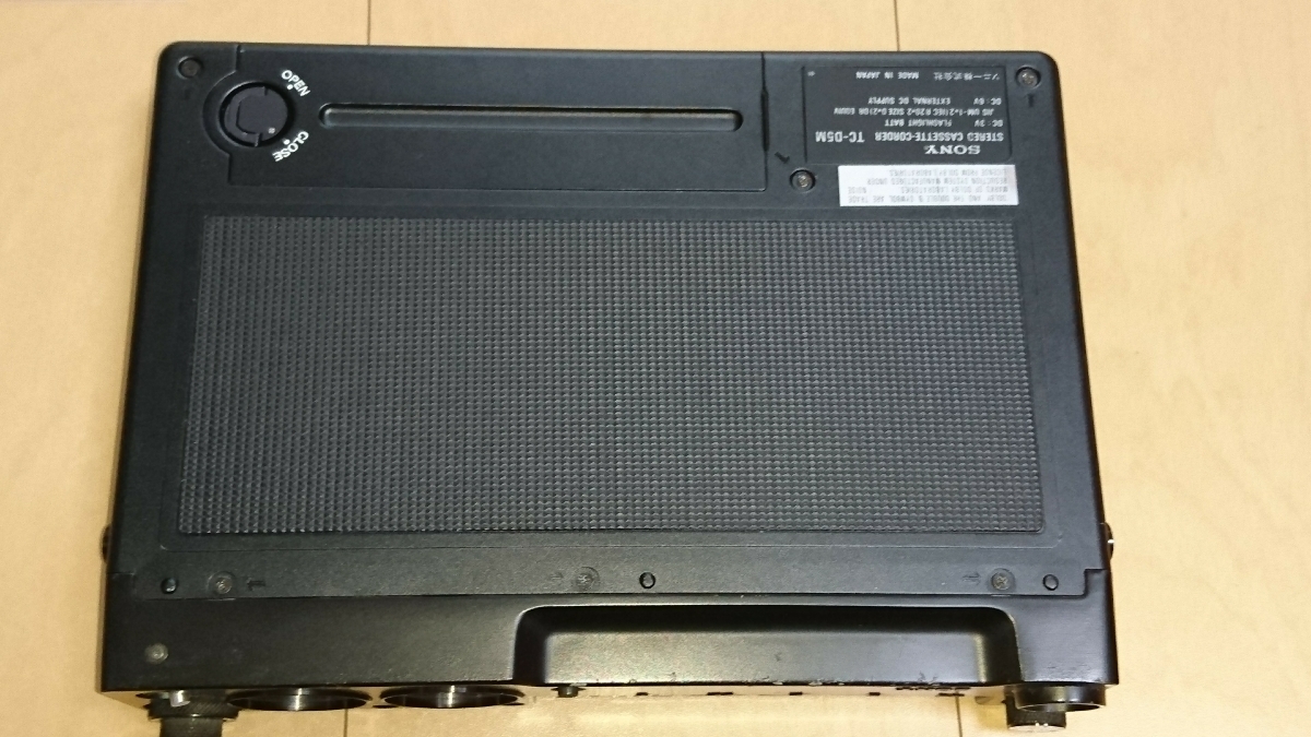 ソニー カセットレコーダー TC-D5M カセットデンスケ 本体 説明書 #0418