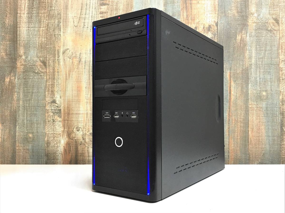 超高速 i5-3.7GHz x4スレッド + 新品SSD128GB + RAM8GB + HDD1TB + GTX550Ti / USB3.0 / ゲーム向け Win10 BTOパソコン / 650W / DtoD付属