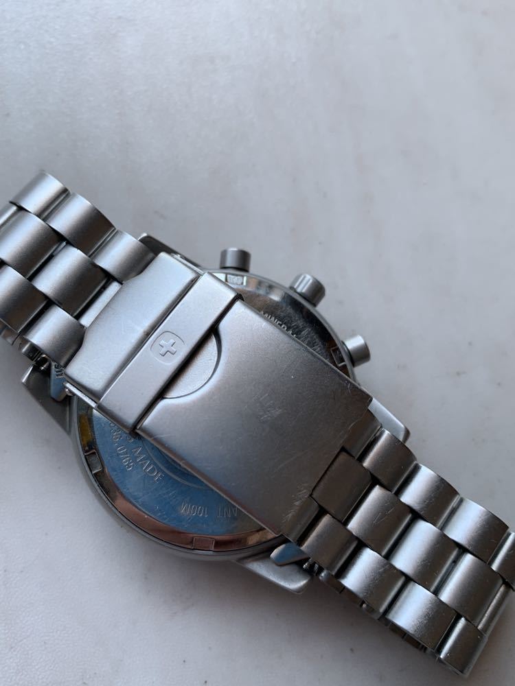 WENGER クロノグラフ クォーツ ステンレス_4