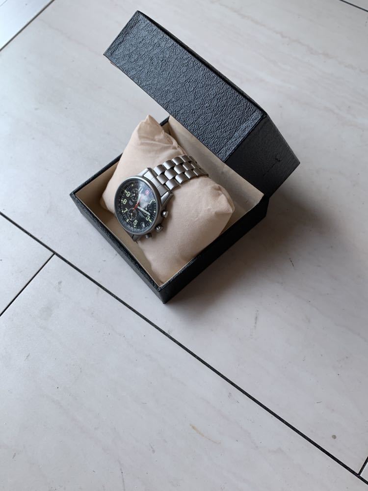 WENGER クロノグラフ クォーツ ステンレス_8