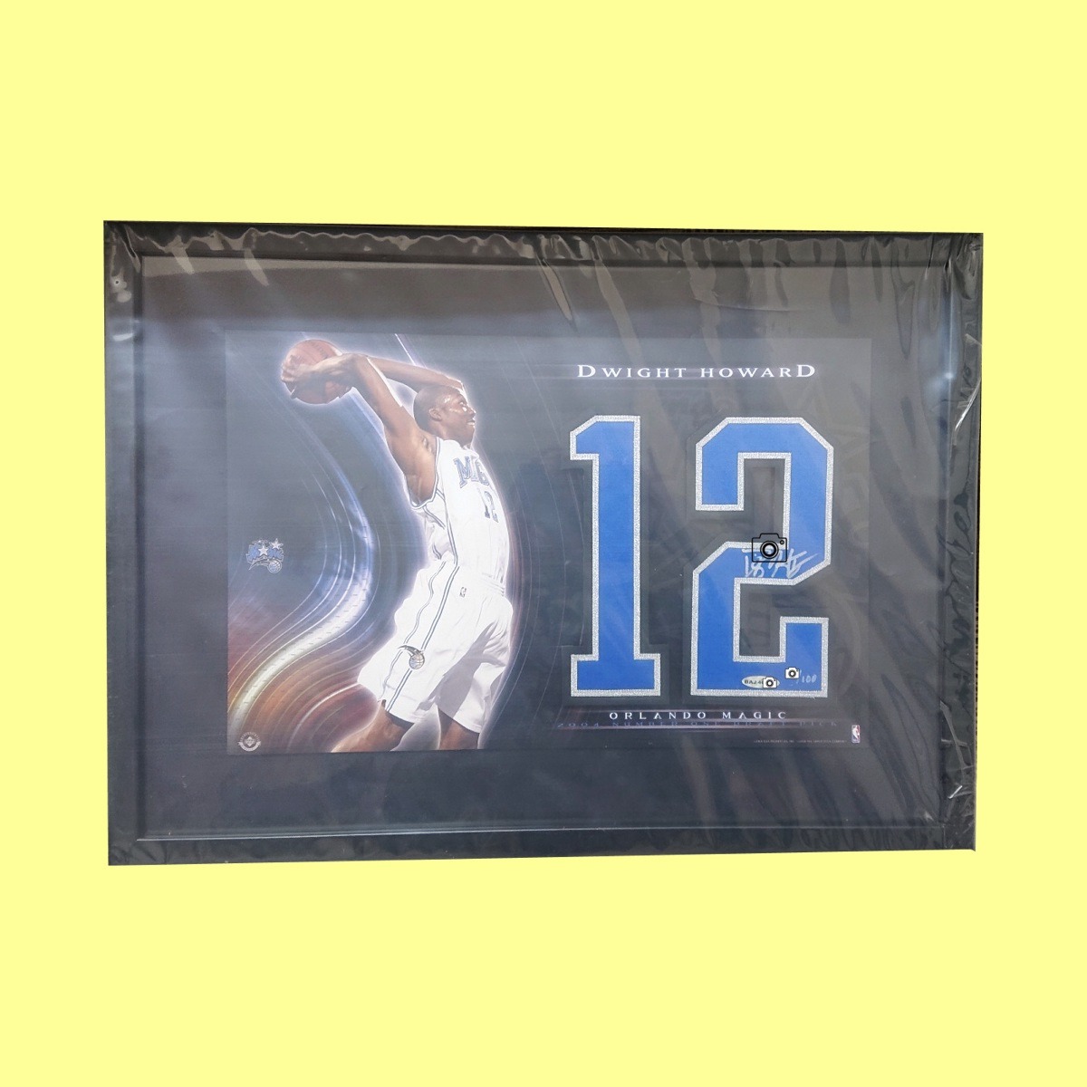 人気，新作 決算期プライス／半額スタート Dwight Howard UDA社製 Jersey Number Signed Piece 限定100枚 額入り ドワイト ハワード 証明書付(サイン)｜売買されたオークション情報、yahooの商品情報をアーカイブ公開 サイン