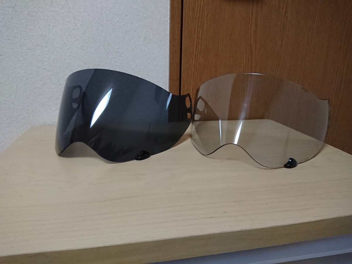  アライTXシールド スモーク+クリア二枚セット(アライ)｜売買されたオークション情報、yahooの商品情報をアーカイブ公開 - オークファン シールド