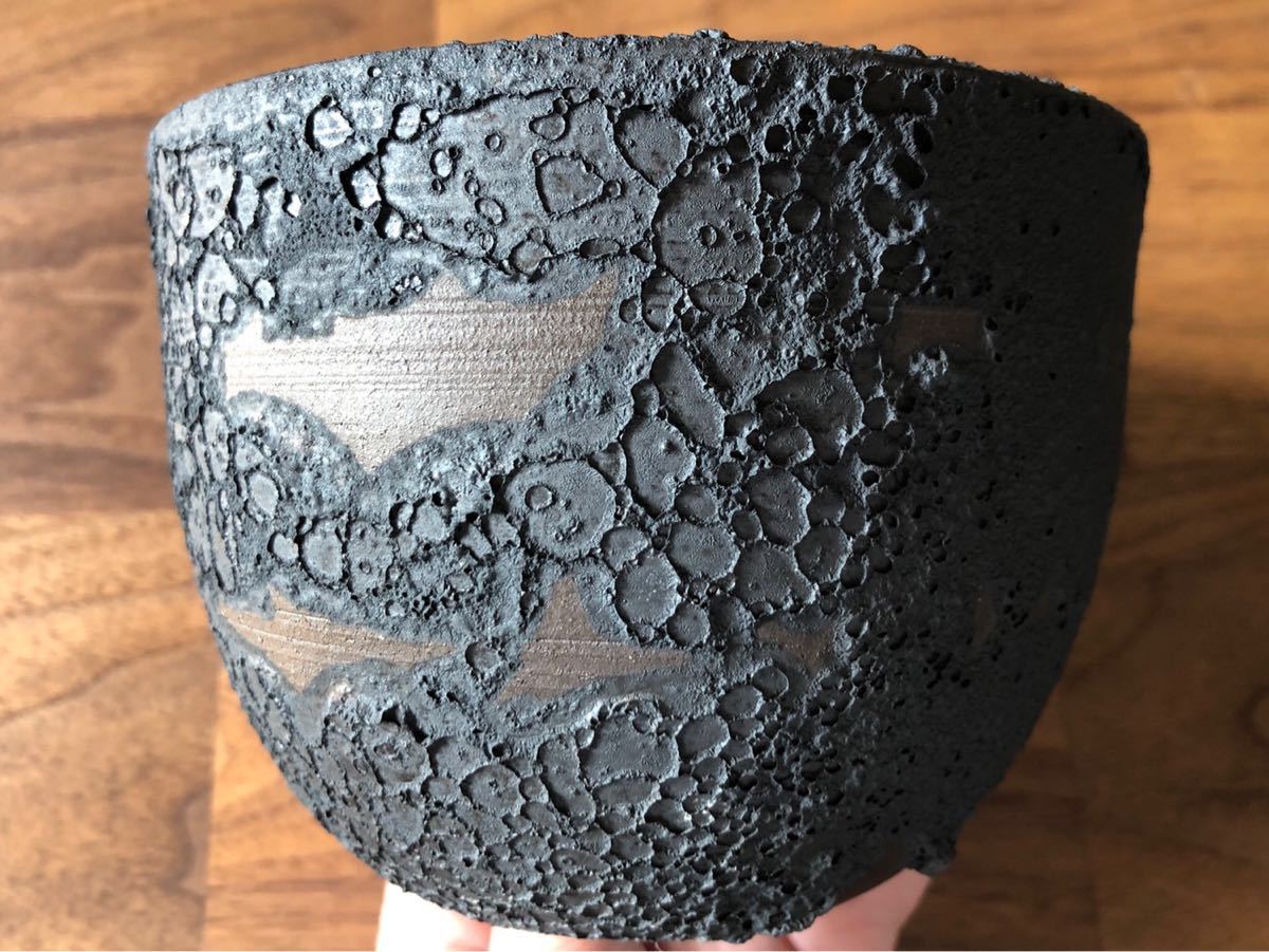 たけろうポット 安西岳郎 大鉢 細かく 