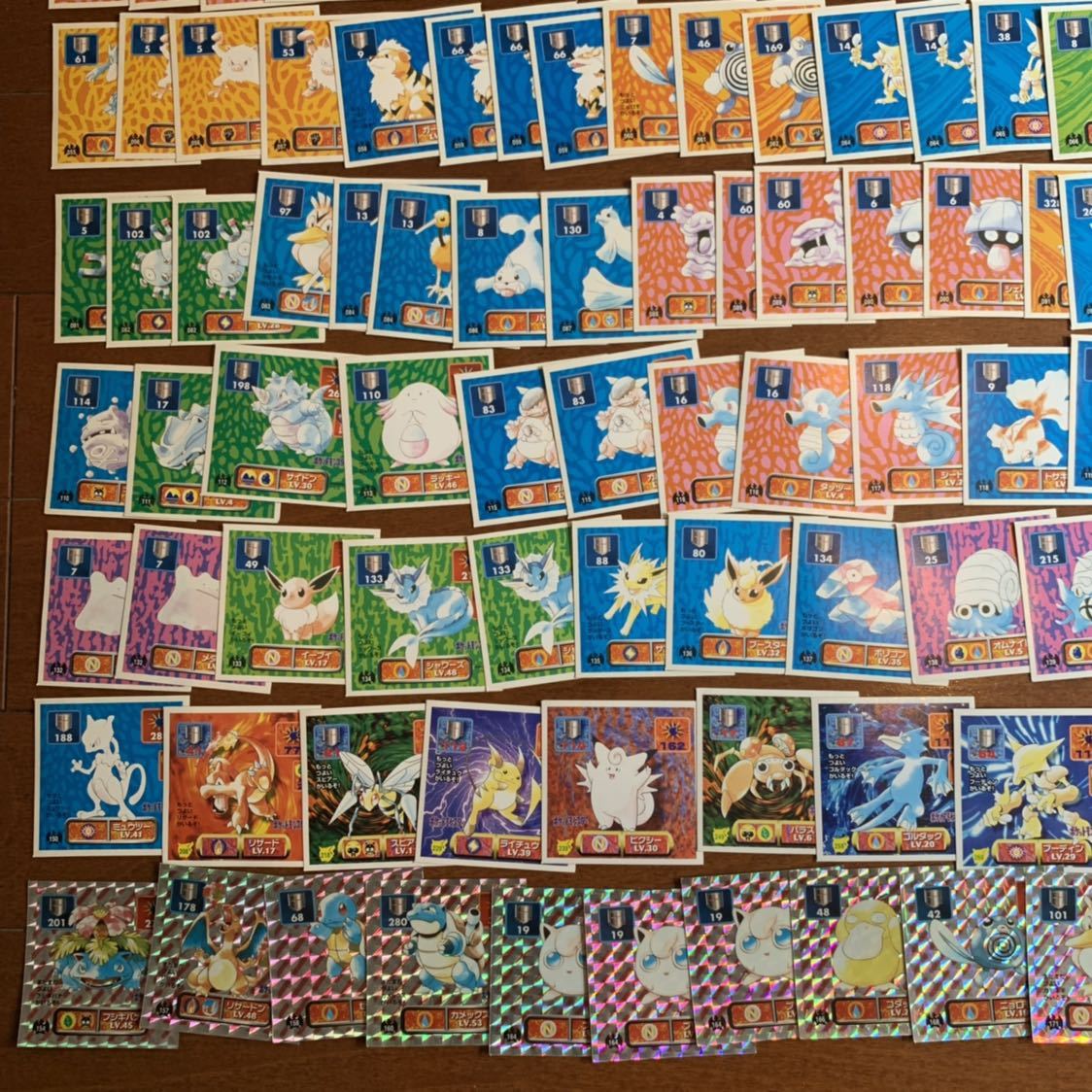 アマダ ポケモン シール列伝 初期 181枚 キラキラ22枚 合計3枚 セット まとめ売り 売買されたオークション情報 Yahooの商品情報をアーカイブ公開 オークファン Aucfan Com