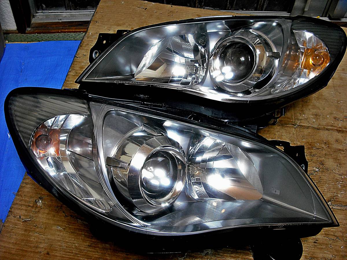 中古 美品 スバル純正 GG GD GDB インプレッサ 後期 鷹目 WRX STI HID