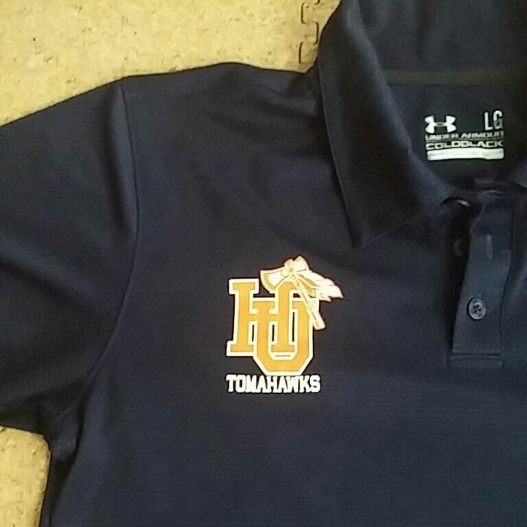 非売品】法政大学アメフト部TOMAHAWKS 選手支給公式ポロシャツ LG UA