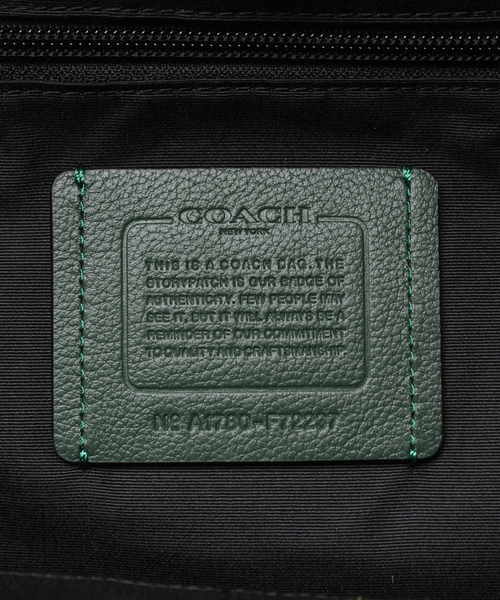 COACH コーチ リュック チャールズ ヴァーシティ ストライプ レザー