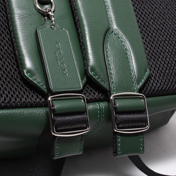 COACH コーチ リュック チャールズ ヴァーシティ ストライプ レザー