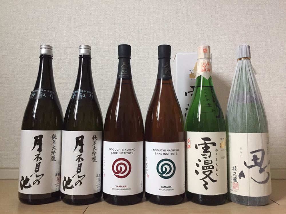 農口尚彦研究所 月不見の池 出羽桜 雪漫々 1800ml 日本酒 一升瓶 定価以下 6本セット_1