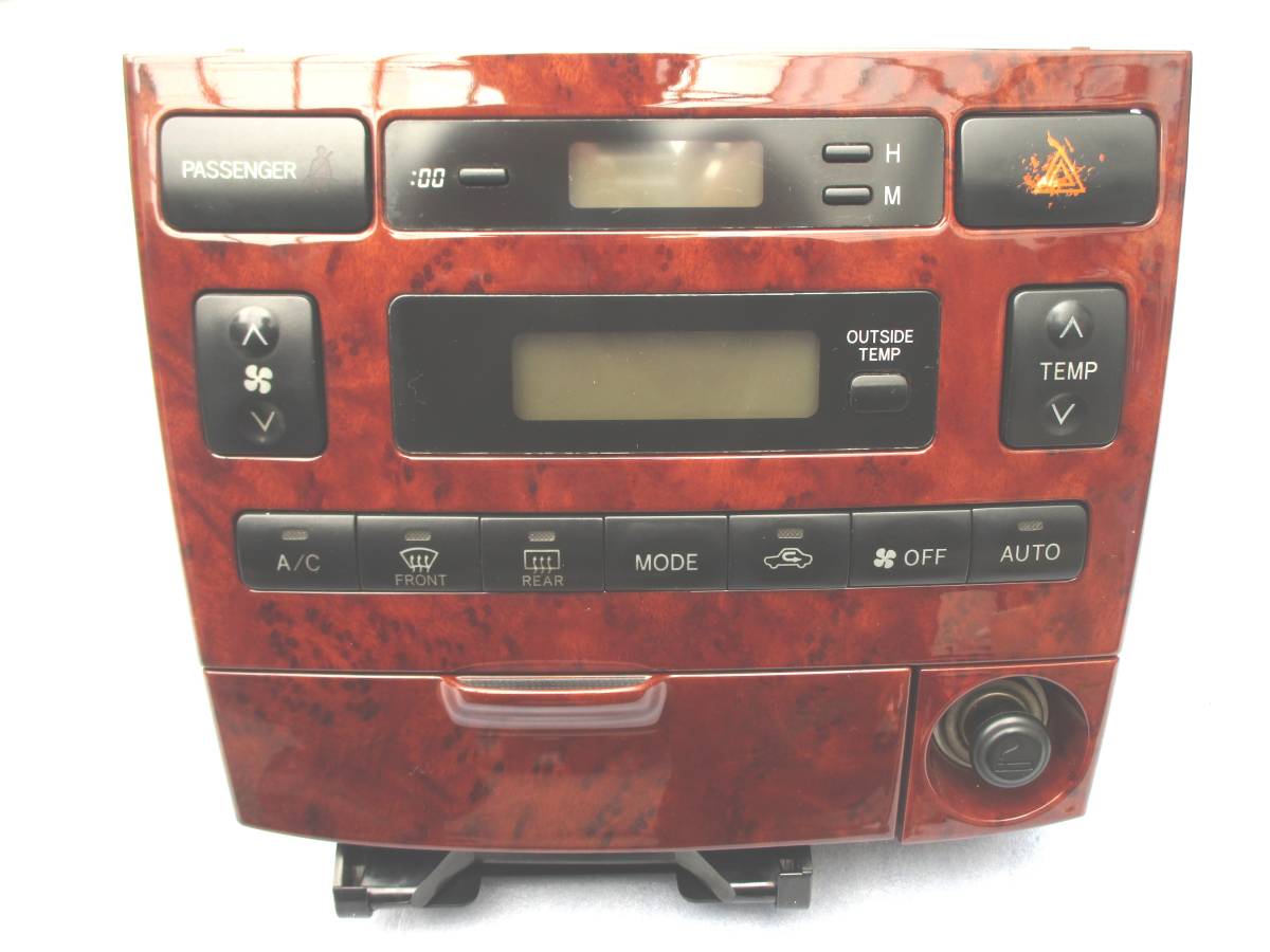 【HOT，送料無料】 カローラスパシオ NZE121N エアコンスイッチパネル ウッドパネル調センタークラスター 時計 ハザードスイッチ シガーライター 灰皿(トヨタ用)｜売買されたオークション情報、yahooの商品情報 トヨタ用