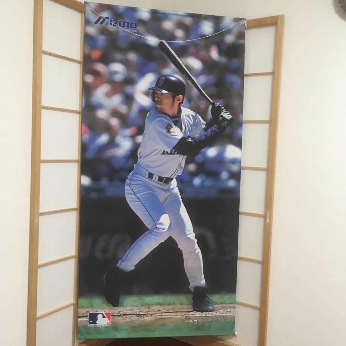 イチロー 希少非売品MIZUNO 大型タペストリー Mizuno イチロー☆超特大 