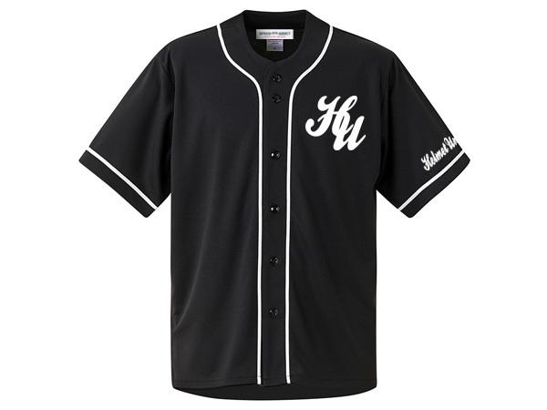 THE HELMET UNDERGROUND BASEBALL SHIRT BLACK XL/ヘルメットアンダーグラウンドベースボールシャツメッシュ野球ドライツーリング単車運転