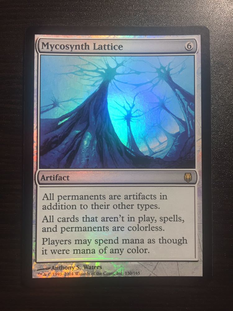 MTG マイコシンスの格子 Lattice Mycosynth | ⁄ EX]マイコシンスの格子 