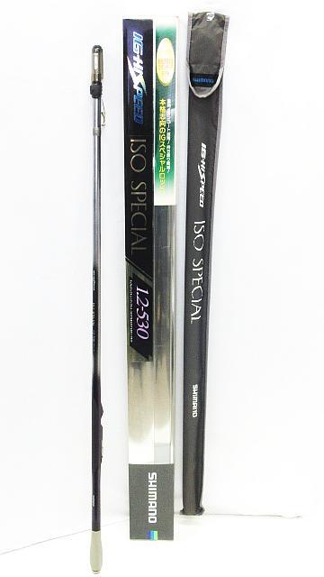 シマノ SHIMANO IG-HISPEED ISOスペシャル 1.2-530 竿袋付き 釣具 釣竿 フィッシング ロッド 現状品