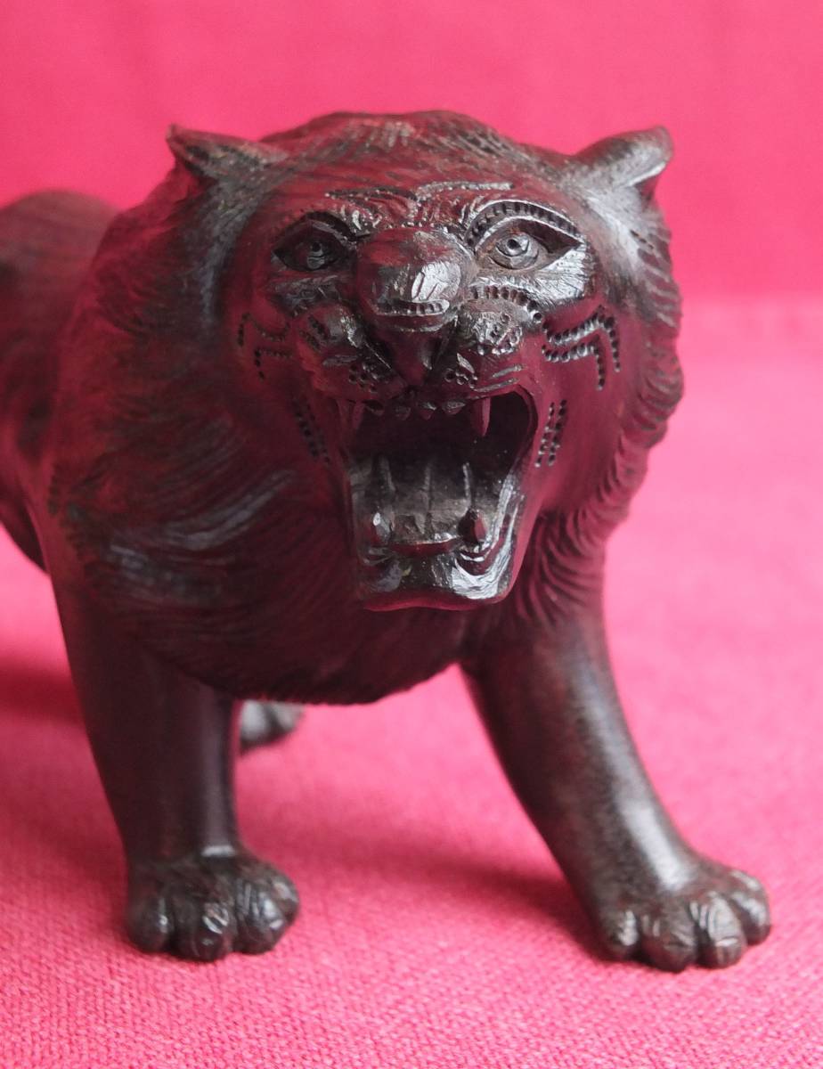 ライオン GMCK586 工芸品 木製 飾り インテリア オブジェ 木彫り像 