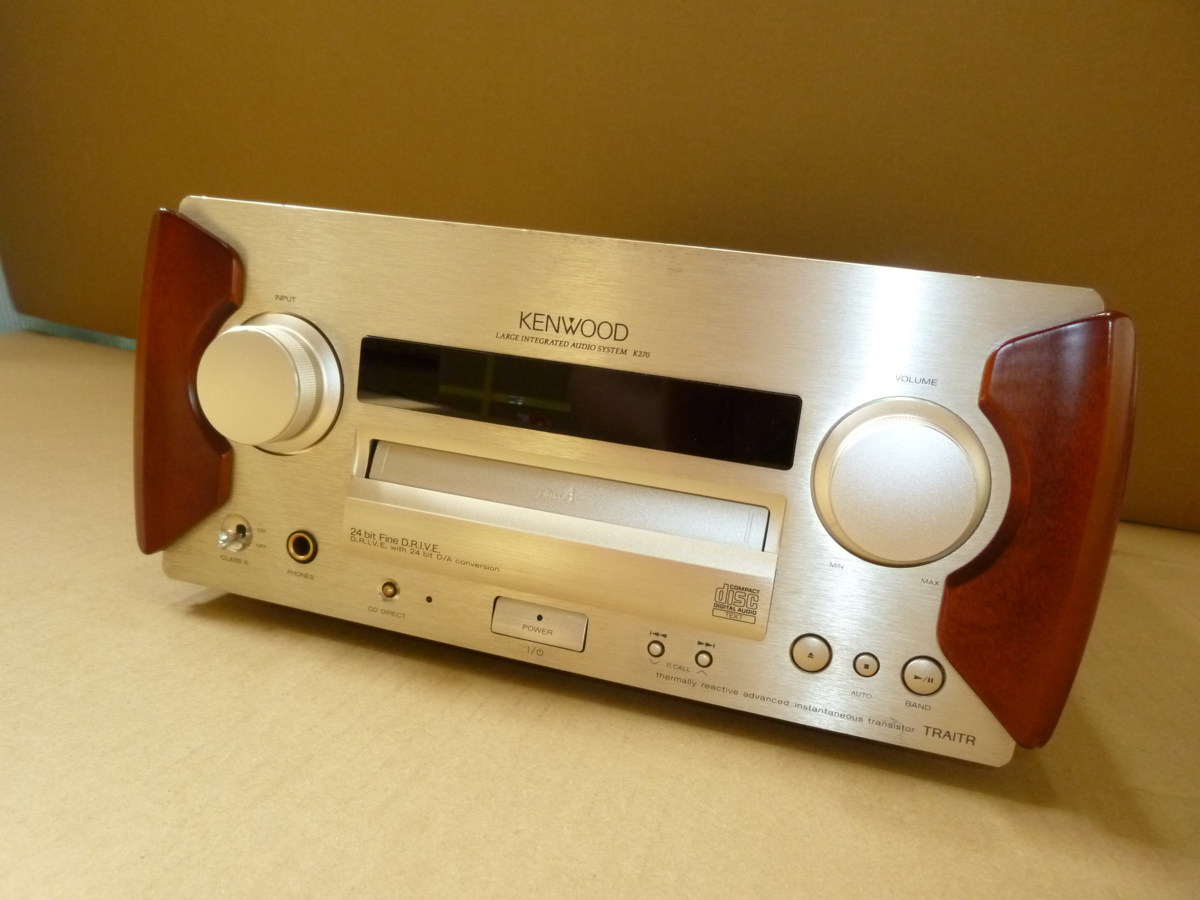 062S01□KENWOOD CDレシーバーアンプ K270□ Yahoo!オークション