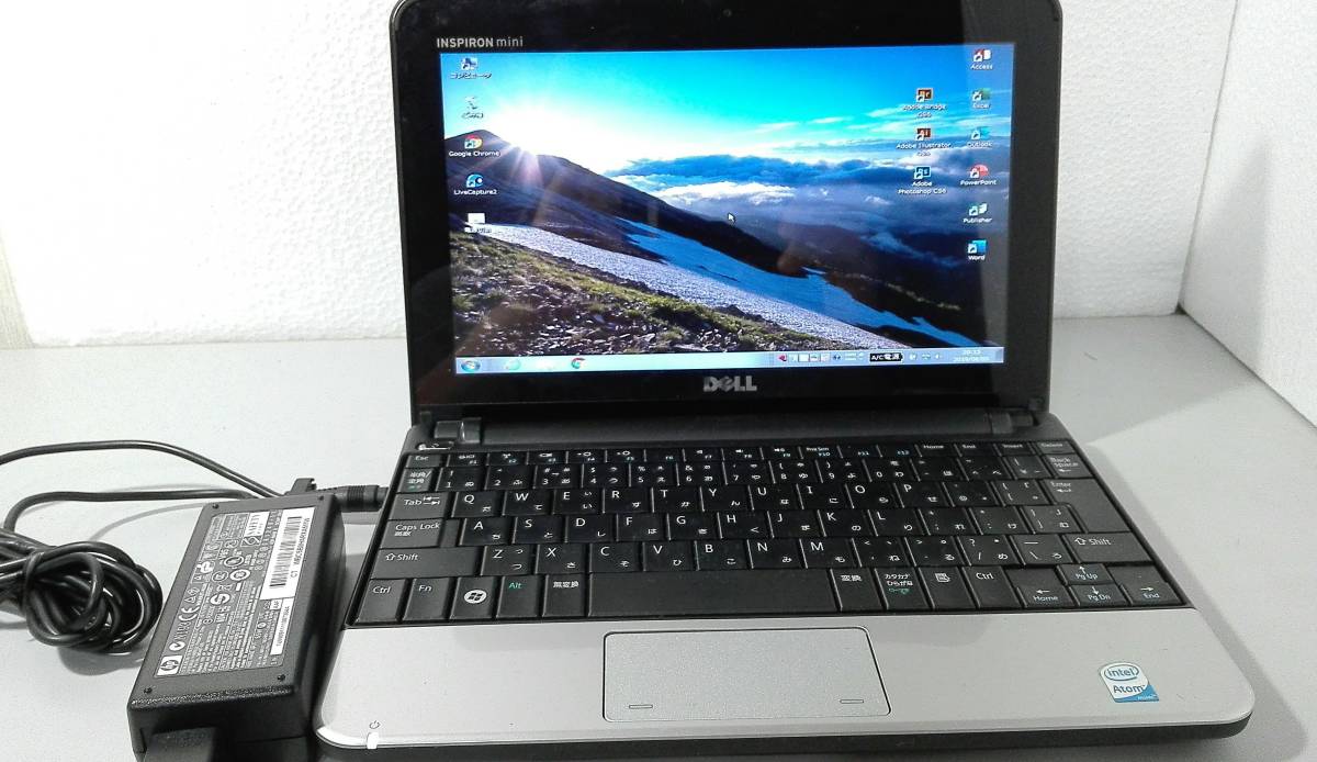 Dell Inspiron Mini Intel Atom Cpu Z5 1 33ghz Hdd 80gb Mem 1gb Windows7pro 10 1 Office16pro フォトショップcs6 イラストcs6 デル 売買されたオークション情報 Yahooの商品情報をアーカイブ公開 オークファン Aucfan Com