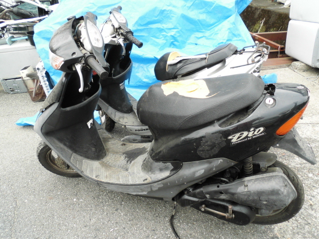 HONDA☆DIO〔AF34/AF35〕2台セット☆ZX☆完全ジャンク☆事故車