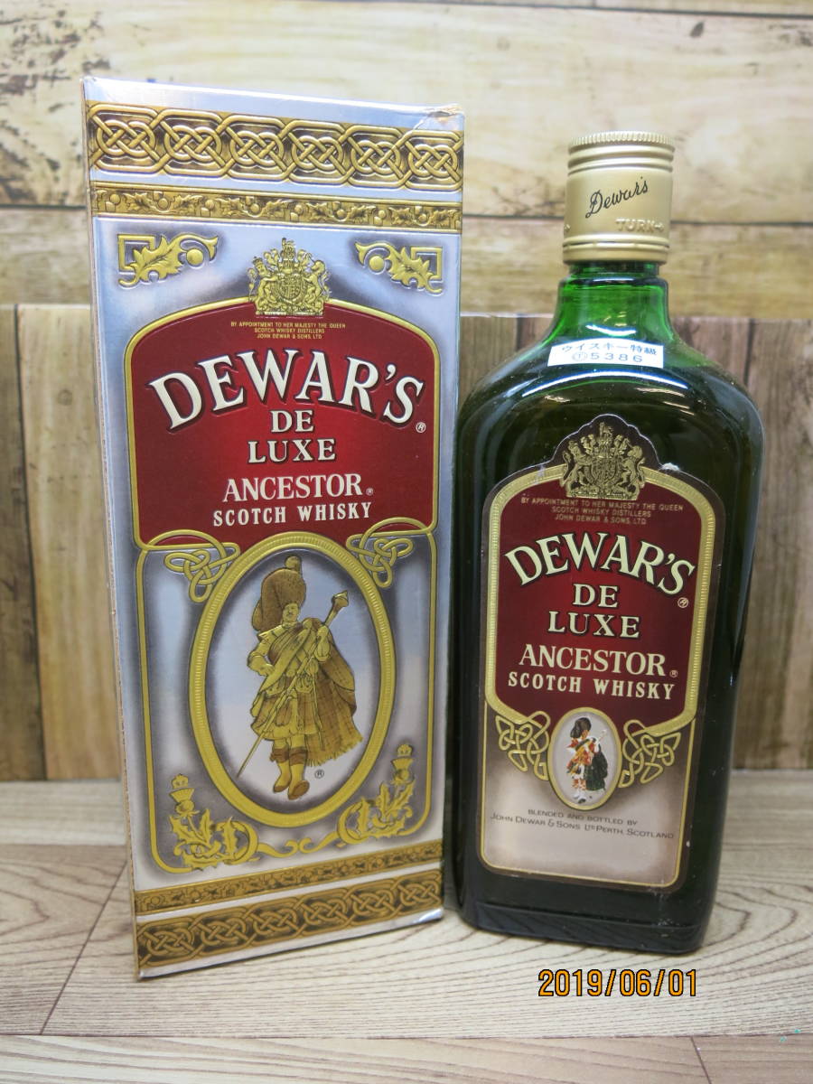 ☆デュワーズ デラックス アンセスター ＊箱付 ※ 750ml DEWAR'S DE