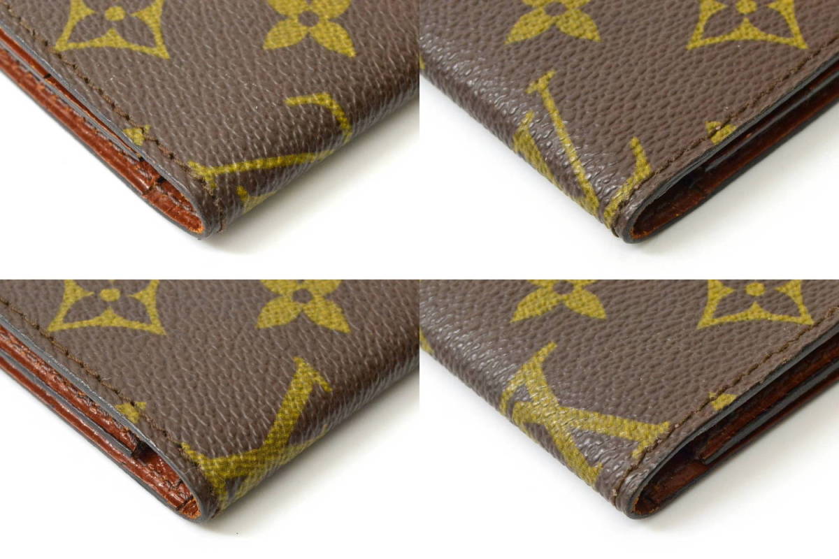 本物 LV LOUIS VUITTON ルイヴィトン モノグラム ヴィンテージ 二つ折 