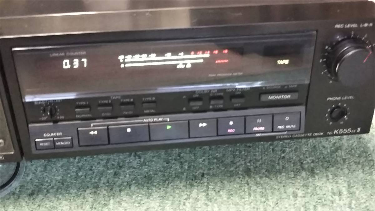 ソニー SONY カセットデッキ TC-K555ES TC-K555ESⅡ JSONY TC-K555ESII 