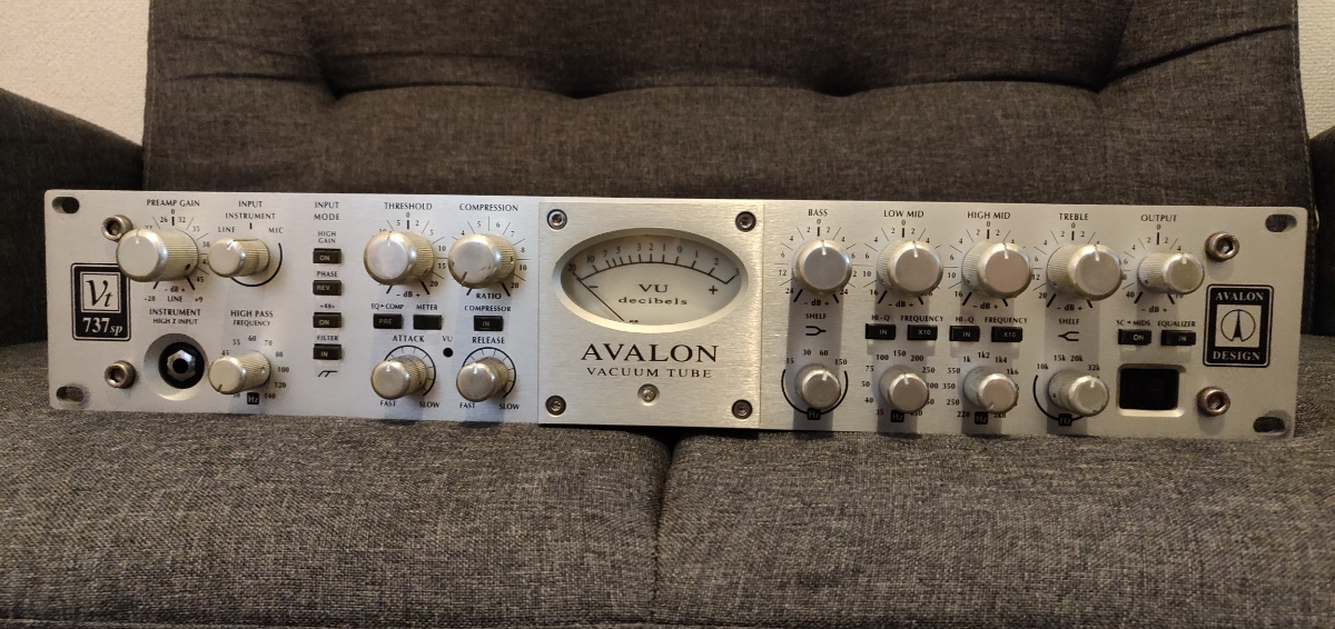AVALON アバロン マイクプリアンプ チャンネルストリップ VT-737SP
