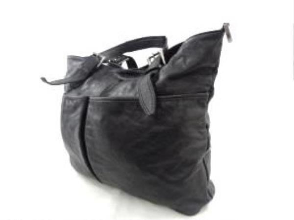 BURBERRY（ショルダーバッグ）のフリマアイテム一覧 【BURBERRY BLACK LABEL】 バーバリーブラックレーベル トートバッグ 2WAY ショルダーバッグ ブラック レザー　 参考価格￥55，000