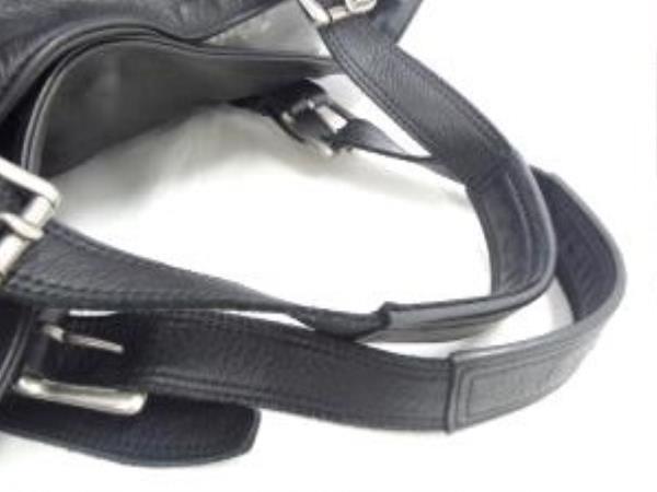 BURBERRY（ショルダーバッグ）のフリマアイテム一覧 【BURBERRY BLACK LABEL】 バーバリーブラックレーベル トートバッグ 2WAY ショルダーバッグ ブラック レザー　 参考価格￥55，000