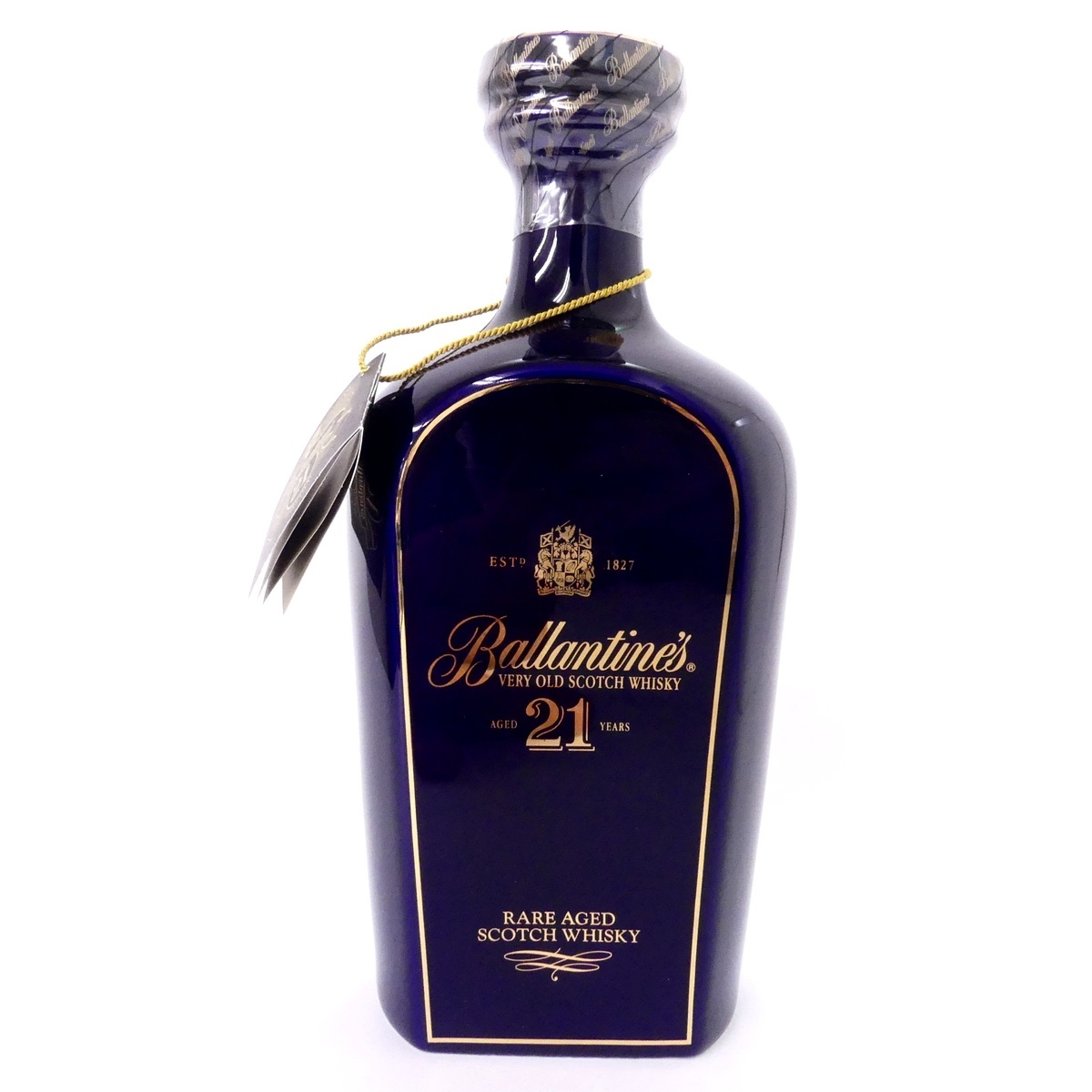 21年 バランタイン Ballantines 陶器ボトル 古酒 700ml ベリーオールド 