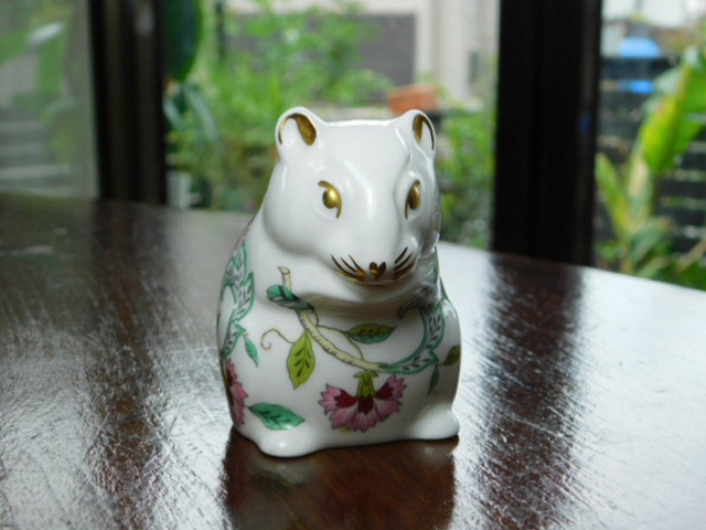 定番人気，セール ミントン MINTON ハドンホール HADDON HALL マウス 置き物 ネズミ(ミントン)｜売買されたオークション情報、yahooの商品情報をアーカイブ公開 - オークファン ミントン