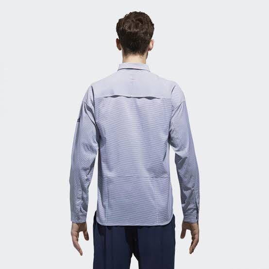 新品本物アディダス伊勢丹コラボ ICON SUITシアサッカーシャツ サイズS