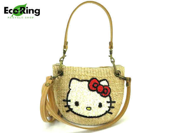 ニーナミュウ Ninamew Hellokittyハローキティカゴバッグ かごバッグ