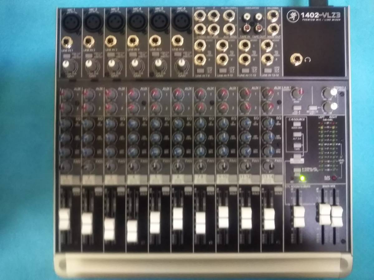 MACKIE 1402-VLZ3 14チャンネルアナログミキサー 完美品 1402-VLZ3
