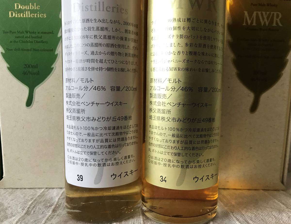 未開栓】Ichiro's Malt(イチローズモルト)☆リーフシリーズ☆MWR