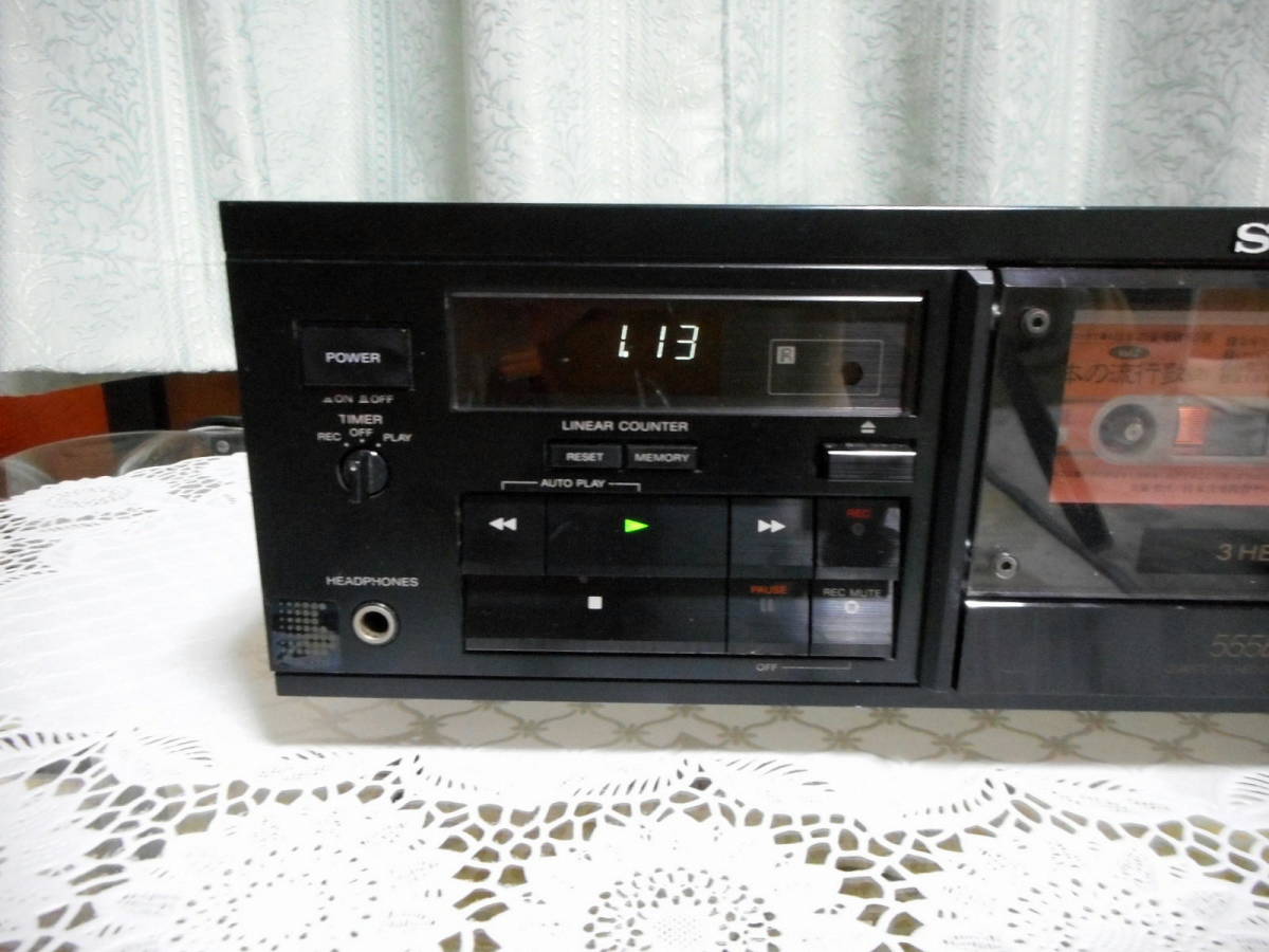 SONY カセットデッキ ソニー | TC-K555ESX 3ヘッドカセットデッキ 