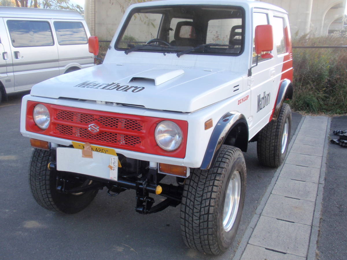 盛岡市 ジムニー リフトアップ ジムニーJA11改 車検令和8年1月 
