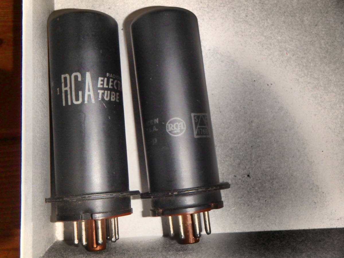 真空管 RCA6L6 メタル管 2本一組