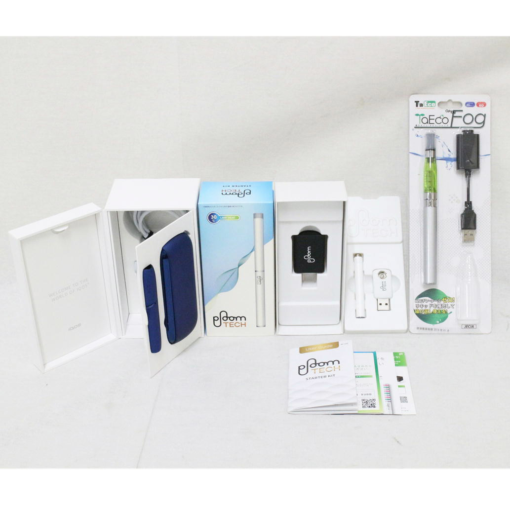 最安値，低価 電子タバコ３点セット アイコス プルーム テック タエコフォッグ 喫煙具 通電のみ確認済(喫煙グッズ)｜売買されたオークション情報、yahooの商品情報をアーカイブ公開 - オークファン その他