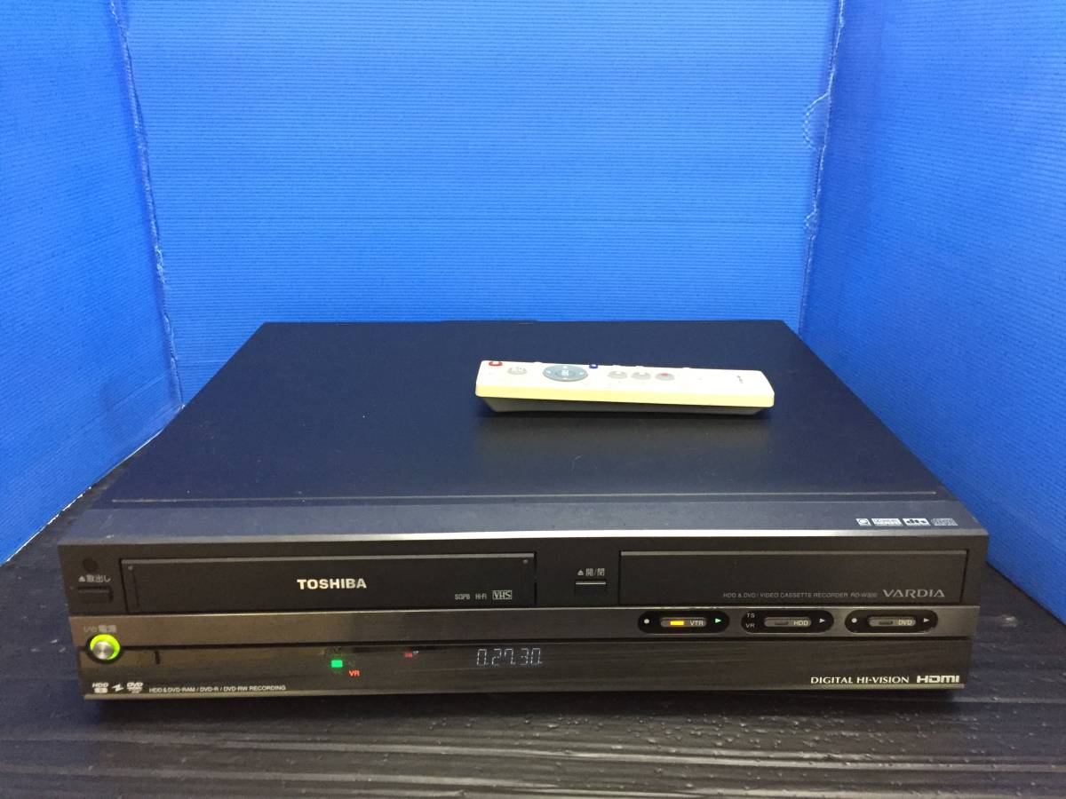 東芝 VARDIA RDーW300 VHS DVD HDD レコーダー 【公式通販】