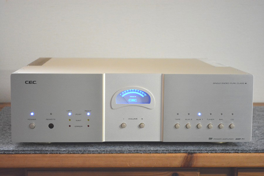 極 ジャンク品扱い C.E.C AMP71 // プリメインアンプ CEC A級アンプ