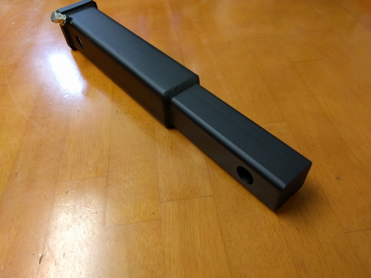 ソレックス製40mm角ヒッチメンバー用 40mm角を2インチ角に変換かさ上げ 