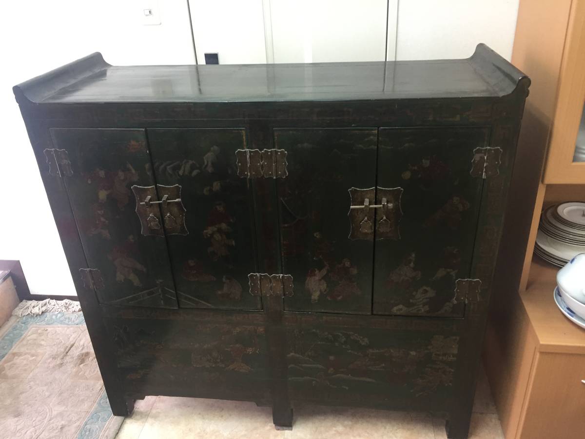 中国 サイドボード キャビネット 李朝 箪笥 キャビネット 李朝家具