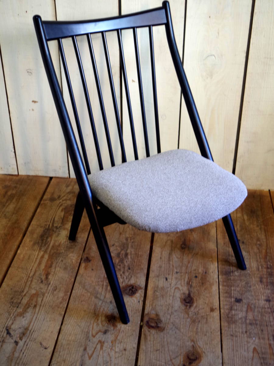 飛騨 キツツキ ヴィンテージ カスケードチェア 座面張替え済み ②