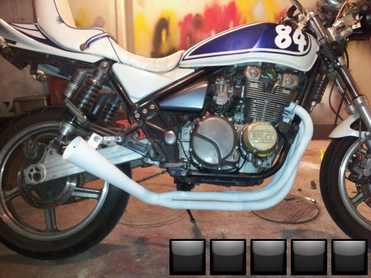 4-2-1 人気 ゼファー1100 ノジマ ファサームチタンマフラー 規制前 